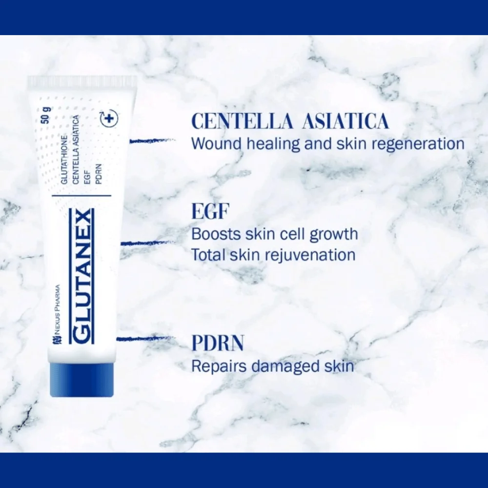 glutanex post laser repair cream ingredients