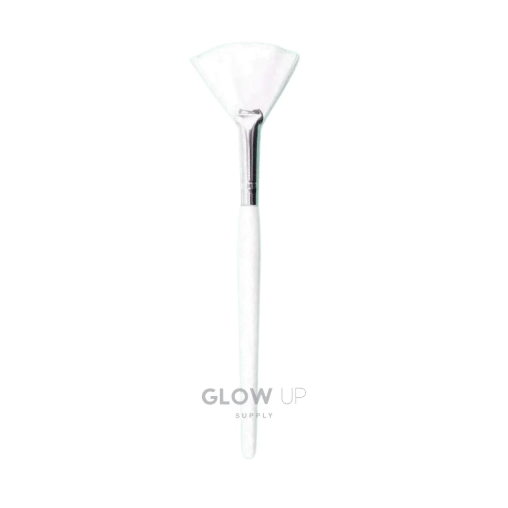 Skin Peel Applicator Fan Brushes - White